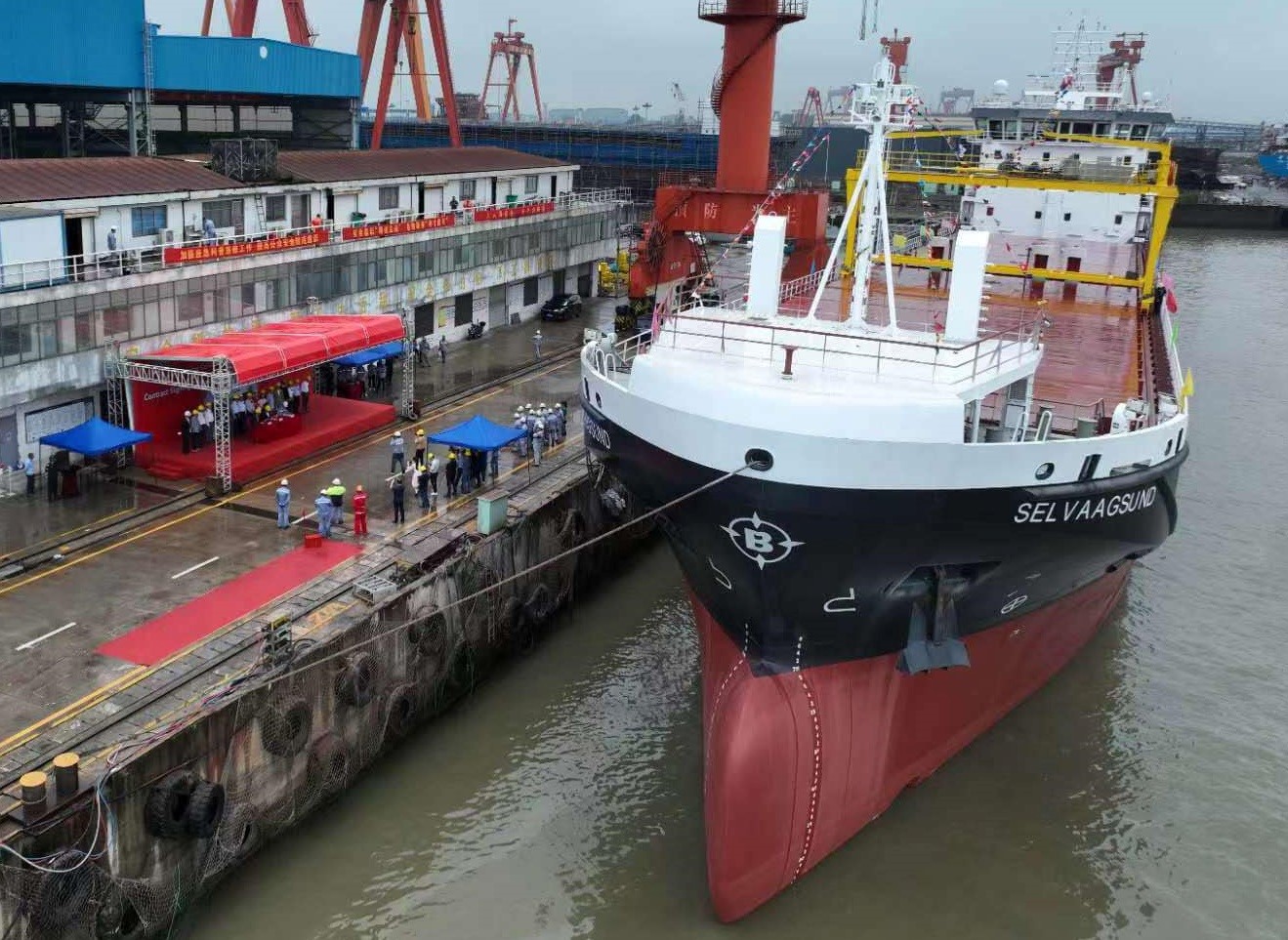 MV “SELVAAGSUND” – MDC 1308 Ecolution – Namegiving ceremony and delivery to Berge Rederi AS